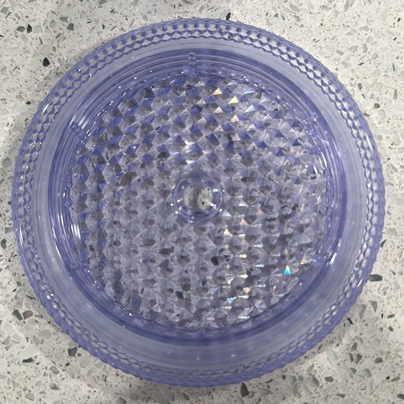 24oz blue and purple studded Starbucks tumbler. - Picture 7 of 7